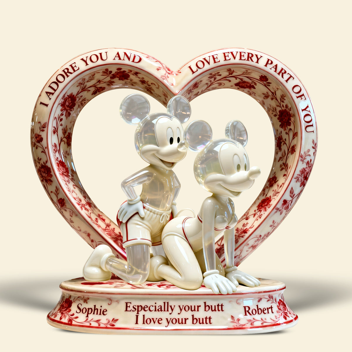 Playful Couple Plaque - Personalized Gifts For Couple 04ohqn171225-Homacus