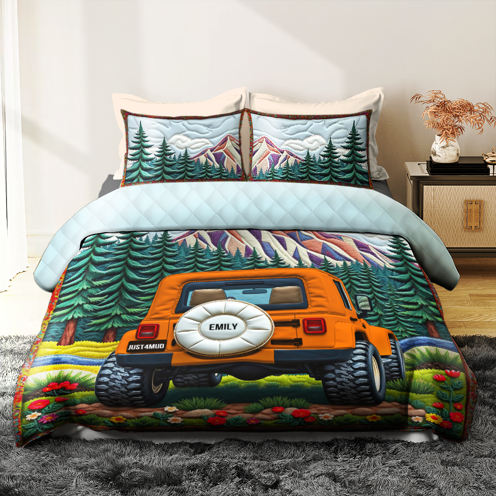 Personalized Gifts For Off-road Quilt Bed Set 022hupu040225-Homacus