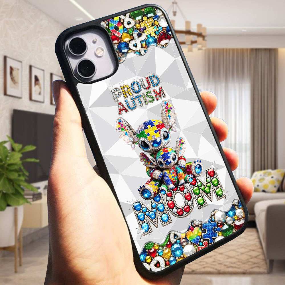 Personalized Gifts For Autism Mom Phone Case, Cute Character 01TGMH210325-Homacus