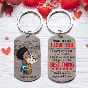 Personalized Gifts For Couple Keychain 05xqqn101224hg-Homacus