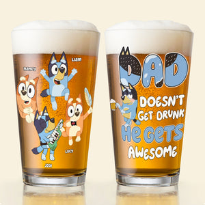 Personalized Gifts For Dad Beer Glass 04KAPU170524-Homacus