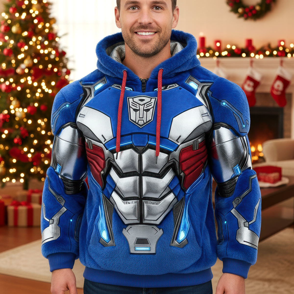 Cyber Armor 3D Hoodie - Christmas Gifts 03HYQN111125-Homacus