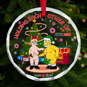 Couple Ornament - Naughty Couple - Personalized Anniversary Gifts For Couple-Homacus