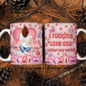 Personalized Gifts For Couple Coffee Mug Naughty Couple 03TOMH041224HH-Homacus