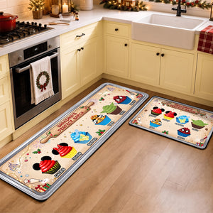 Sweet Cupcake Christmas Runner Rug - Personalized Gift For Grandmas 04NATN260826