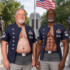 Proud Service Military Shirt – Personalized Gifts For Veterans 01huqn080826