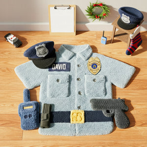 Police Uniform Doormat - Personalized Gifts For Police 04tgqn250925-Homacus