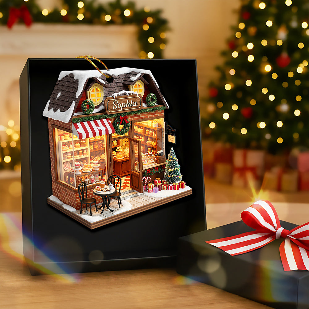 Bakery Miniature Christmas Ornament - Personalized Gifts For Baking Lovers 06PGQN281025-Homacus