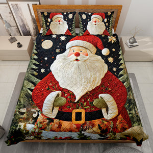 Christmas Santa Quilt Bed Set 06ACQN291024-Homacus