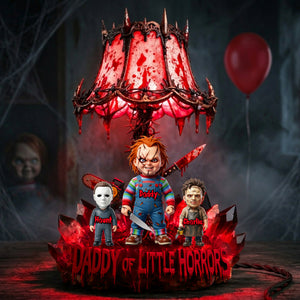 Papa Of Little Horrors Acrylic Light Box Personalized Gifts For Dad 02TYLU110526-Homacus
