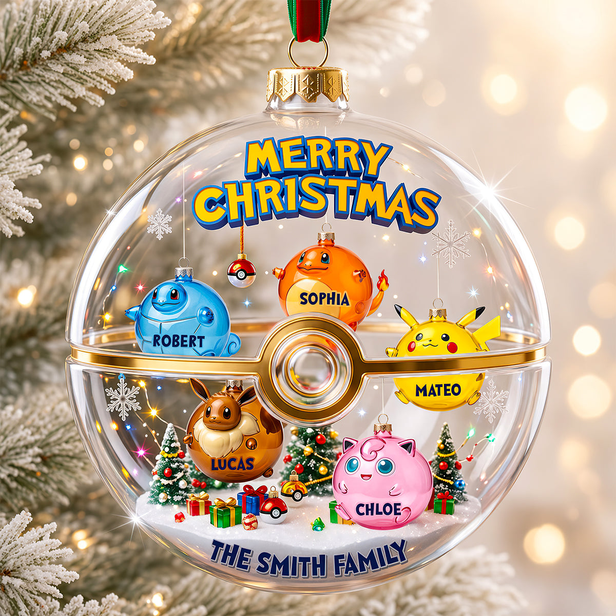 Fun Inflated Creatures Acrylic Ornament, Personalized Gifts For Family 01qhdt280826-Homacus
