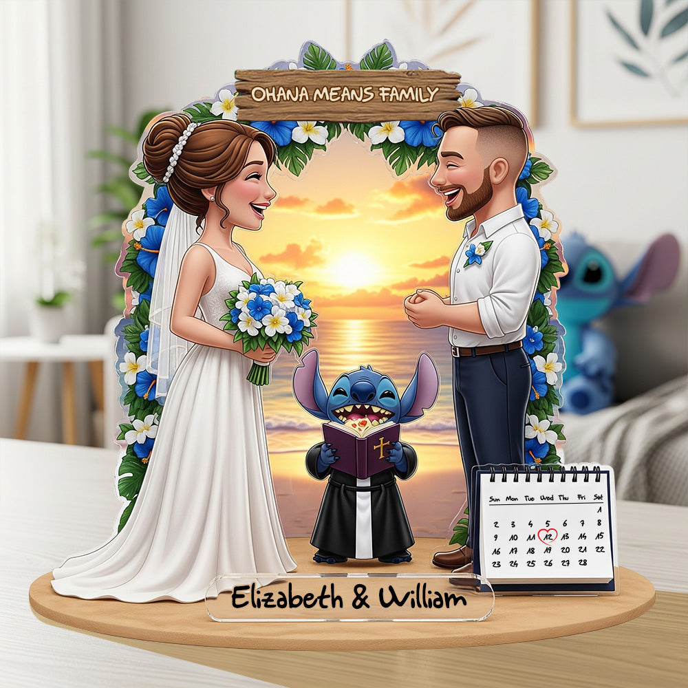 Wedding Couple Acrylic Plaque - Personalized Custom Photo Gifts For Couple 03HYLU210825-Homacus