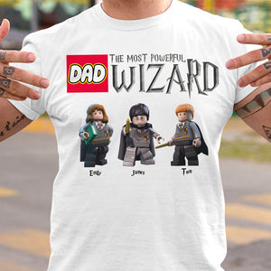Personalized Gifts For Dad Shirt The Most Powerful Wizard 01httn200524-Homacus