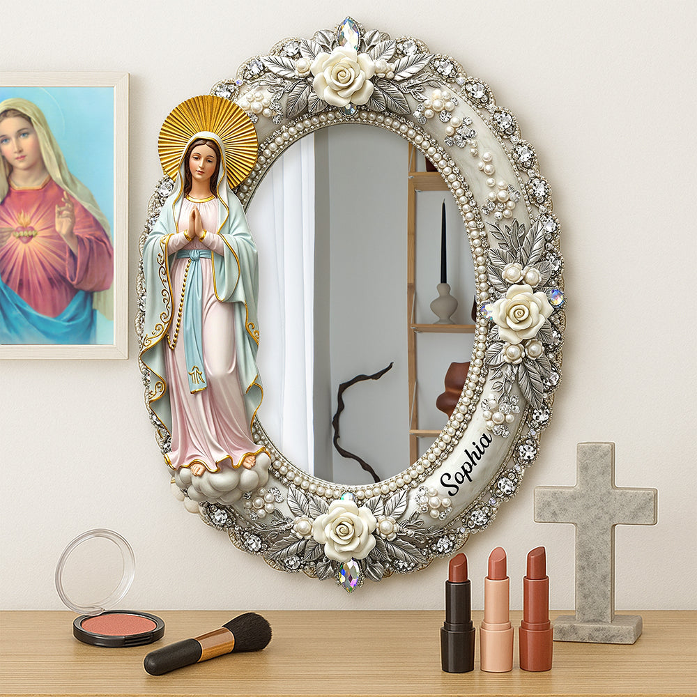Personalized Gifts For Virgin Mary Lovers Mirror 06naqn240725-Homacus