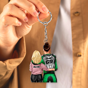 Personalized Gifts For Motocross Couple Keychain 02qhhu150125hh-Homacus