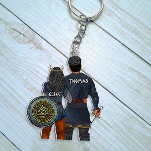 Personalized Gifts For Couple Keychain 07qhhu100125tm-Homacus