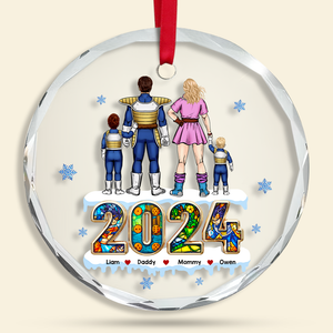 Dragon Family Ornament - New Years - Personalized Gifts For Family-Homacus