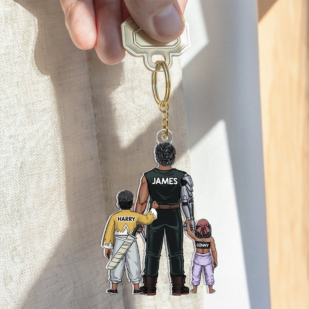 Dad Keychain - Personalized Gifts For Dad 08qhhu020525-Homacus