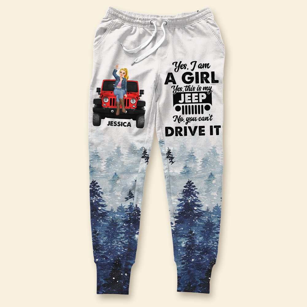 Personalized Gifts For Off Road Lover Girl Sweatpant 01HUHU301124PA-Homacus