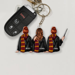 Personalized Gifts For Wizard Friends Keychain 02QHHU200125TM-Homacus