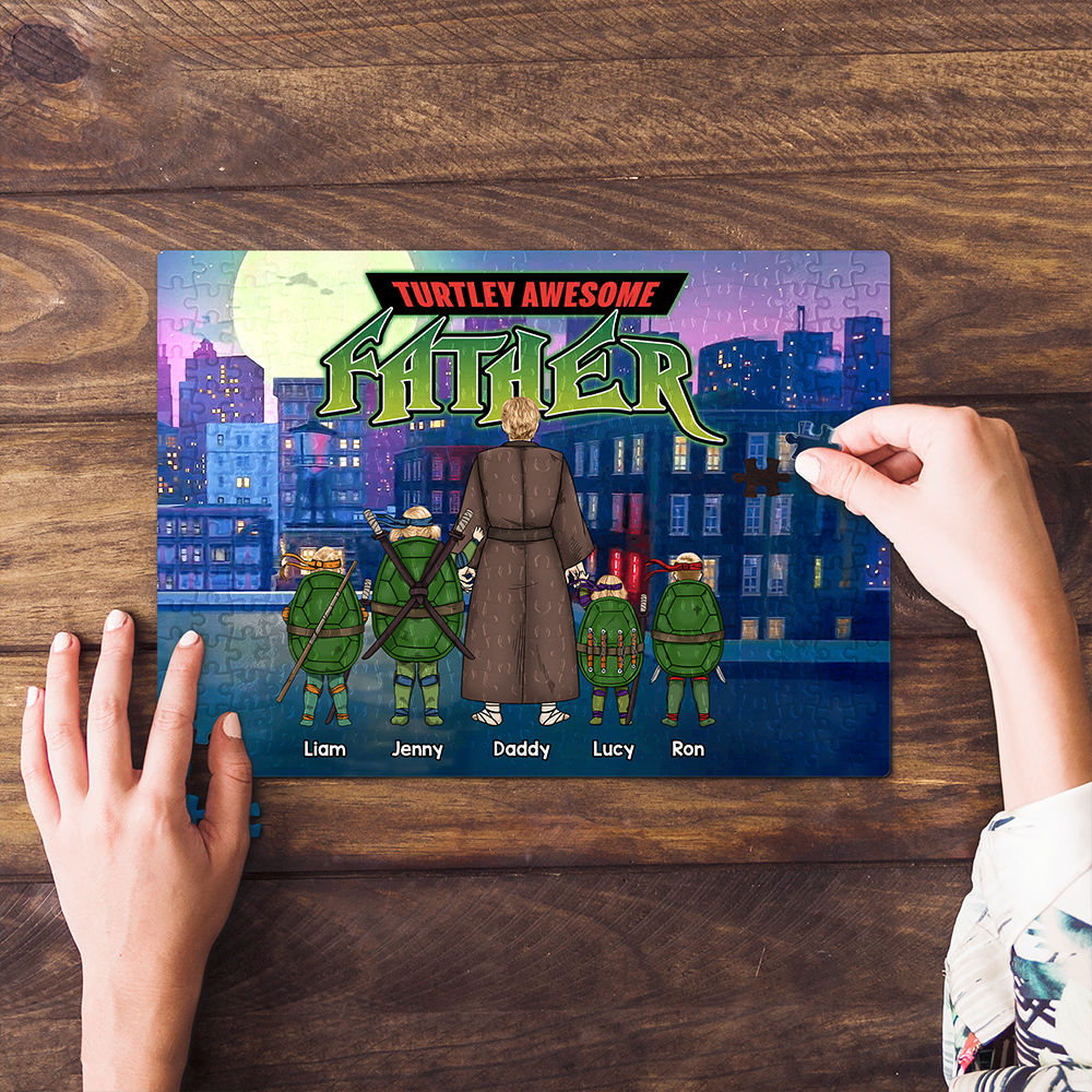 Personalized Gifts For Dad Jigsaw Puzzle Awesome Father 07ACHU200325HA-Homacus