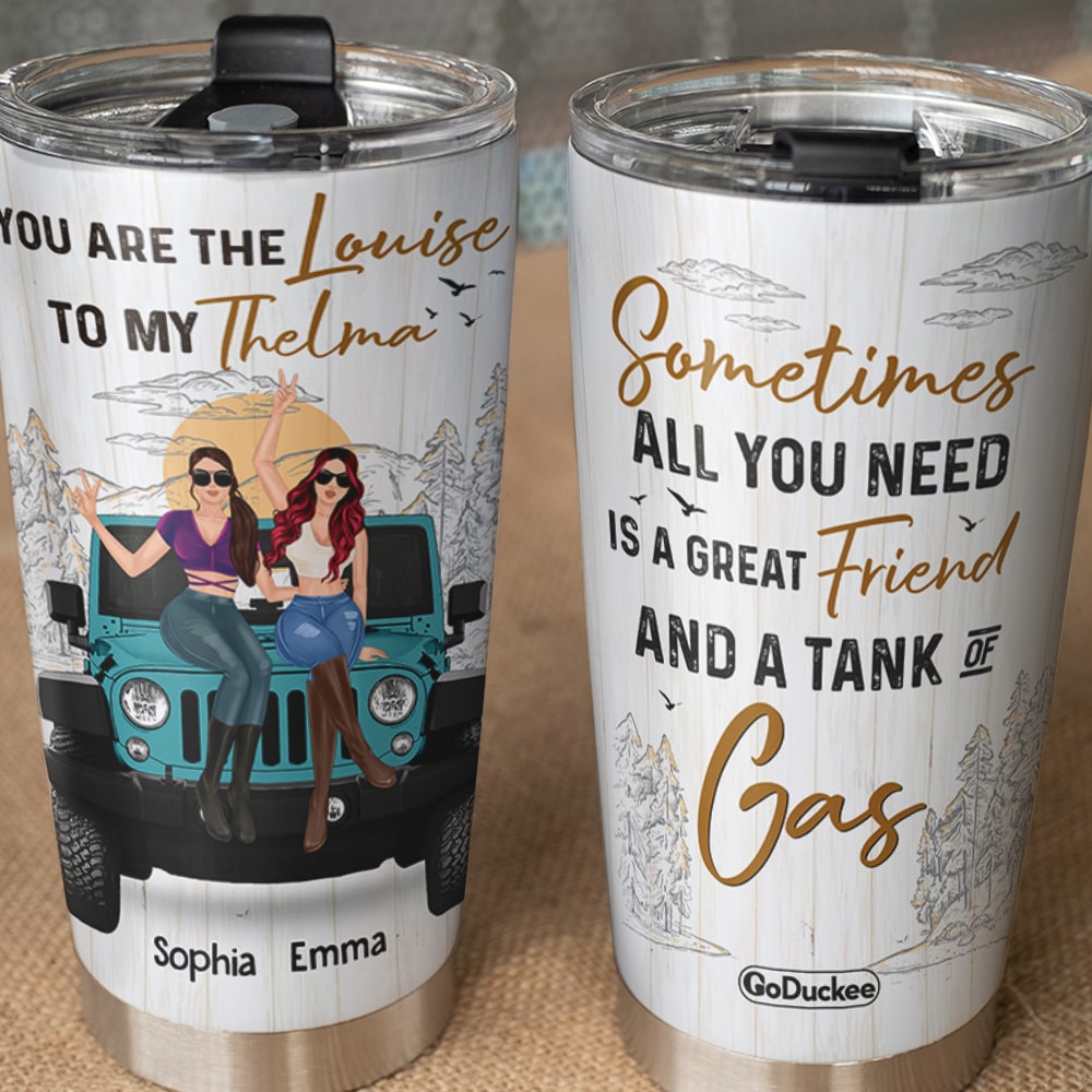 Personalized Gifts For Best Friends Tumbler The Louise To My Thelma-Homacus