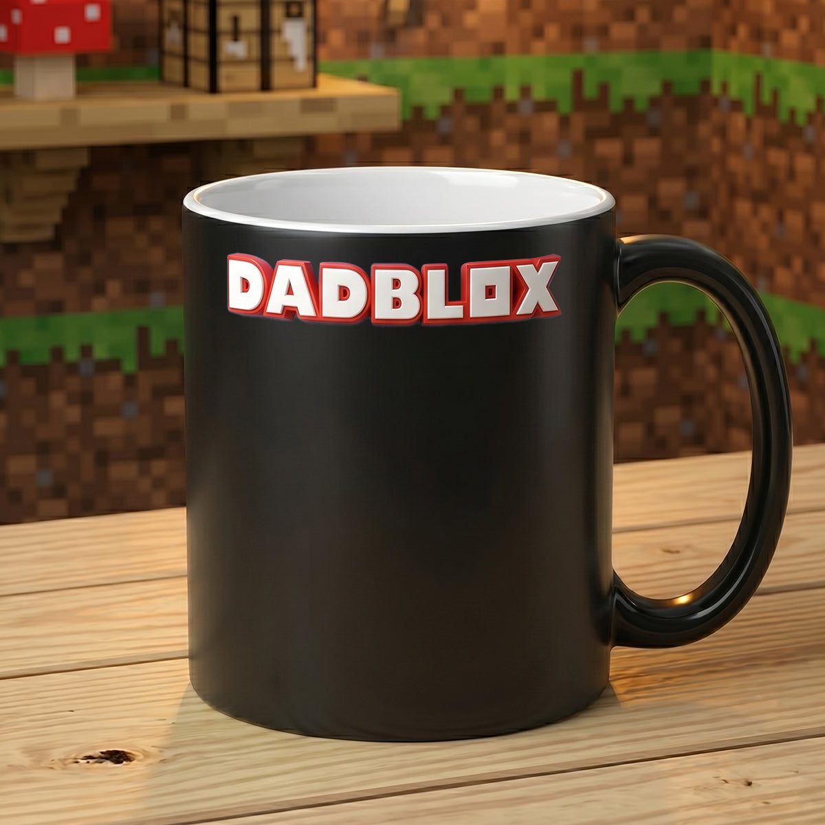 Custom Photo Block Game Dad Magic Coffee Mug - Personalized Gifts For Father's Day Magic Mug 03NATN150526-Homacus