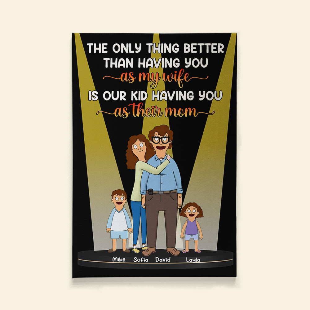 Personalized Gifts For Wife Canvas Print Mother's Day 05KAMH140325HG-Homacus