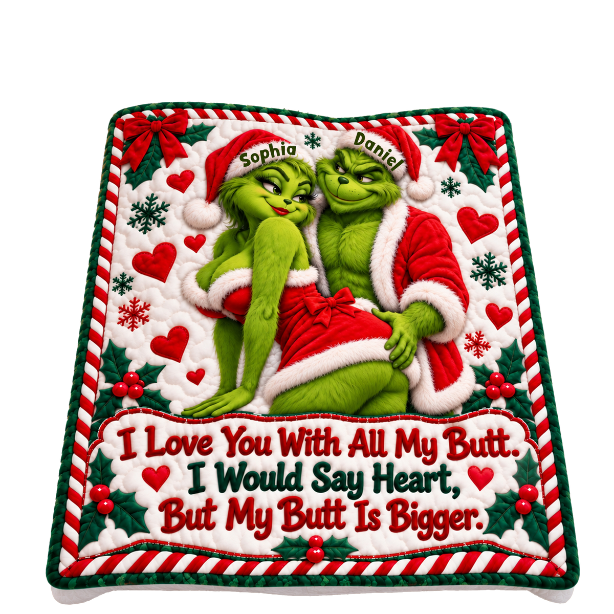 Playful Touch Couple Blanket - Personalized Gift For Couples 07OHLU021026