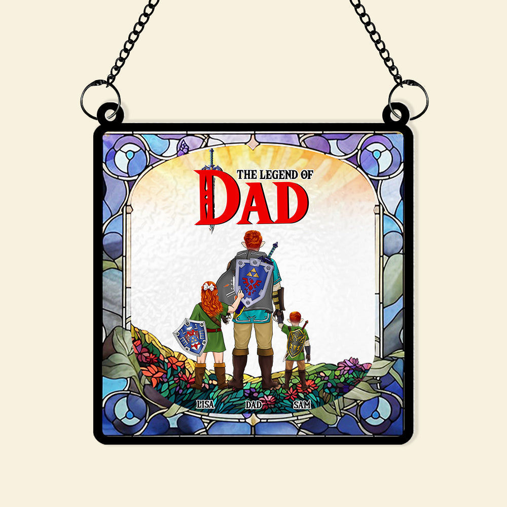 Personalized Gifts For Dad Suncatcher Ornament 011KAMH250424HG-Homacus