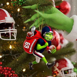 Football Thief Ornament Christmas Personalized Gifts For Football Lovers 02HUDT140725-Homacus