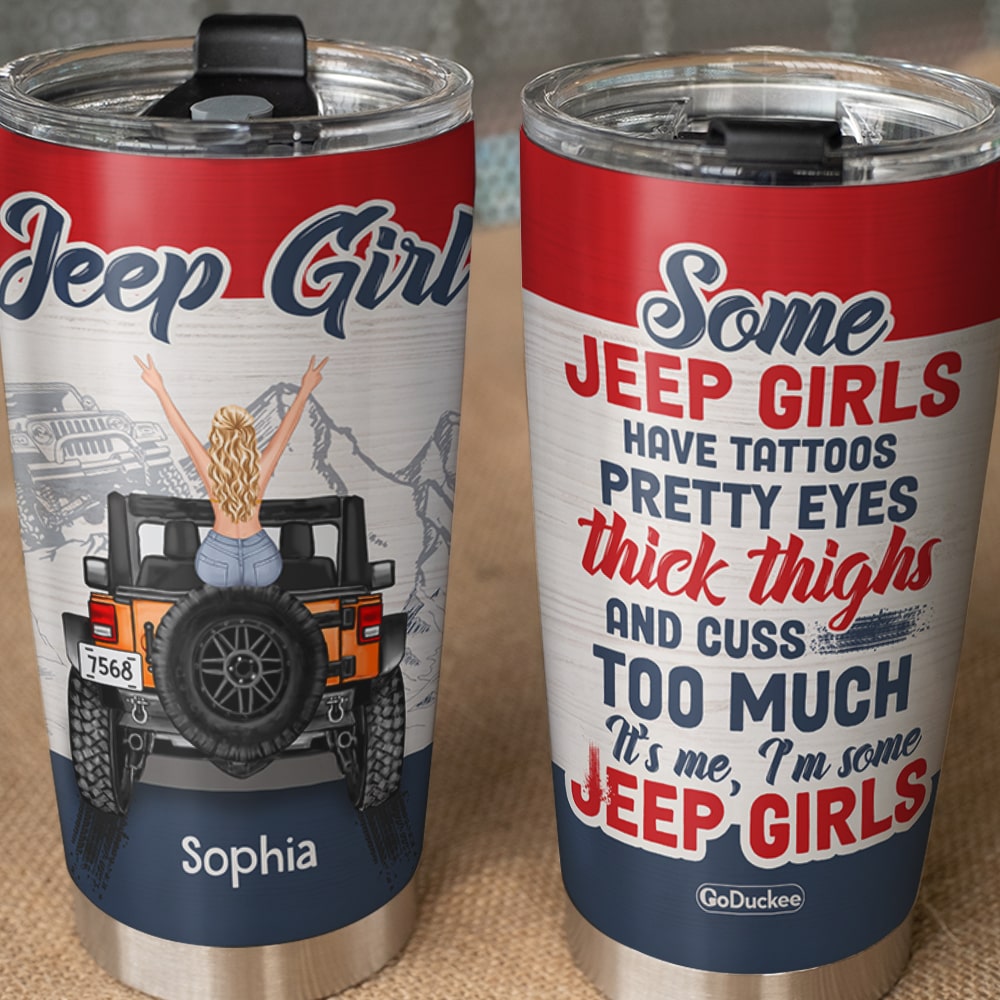 Personalized Gifts For Her Tumbler Some Girls Have Tattoos Pretty Eyes-Homacus