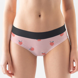 Customized Valentine's Boxer Briefs for Women, Girlfriend or Wife Name, Pink Underwear, 03KAPO291223-Homacus