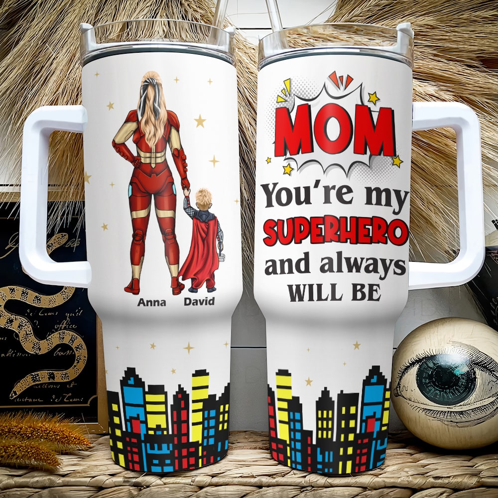 You're My Hero Personalized Gifts For Mom Tumbler 031natn190324pa-Homacus