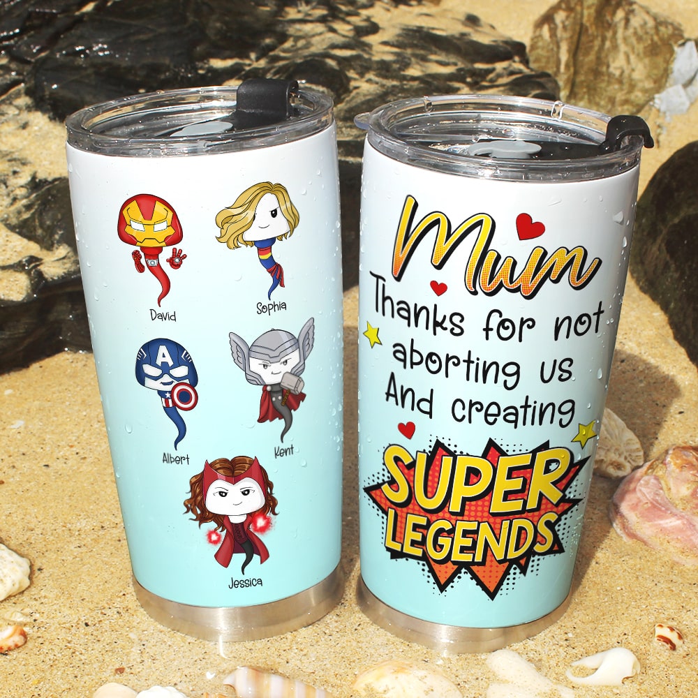 Personalized Gifts For Mom Tumbler Thanks For Not Aborting Us 04ohqn280224ha-Homacus