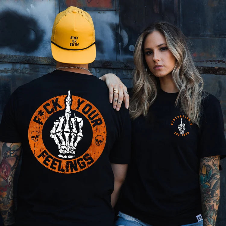 No Feelings, No Filters Shirt - Vintage Gifts For Gen X Generation 35laxx180725-Homacus