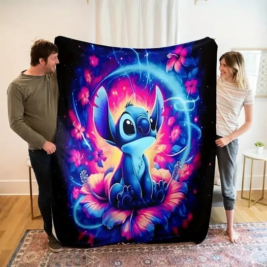 Galaxy Cute Creature At Starry Night Blanket - Personalized Gifts For Movie Fans 120laxx180725-Homacus
