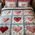 Gifts For Couple Quilt Bed Set Vintage Heart Charm-Homacus