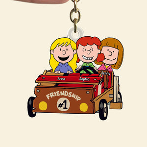 Personalized Gifts For Friends Keychain, Best Friendship 01qhtn100125hh-Homacus