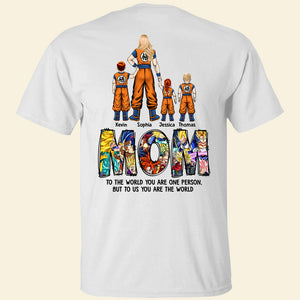 Personalized Gifts For Mom Shirt To Us You Are The World 02acdt280324hh-Homacus