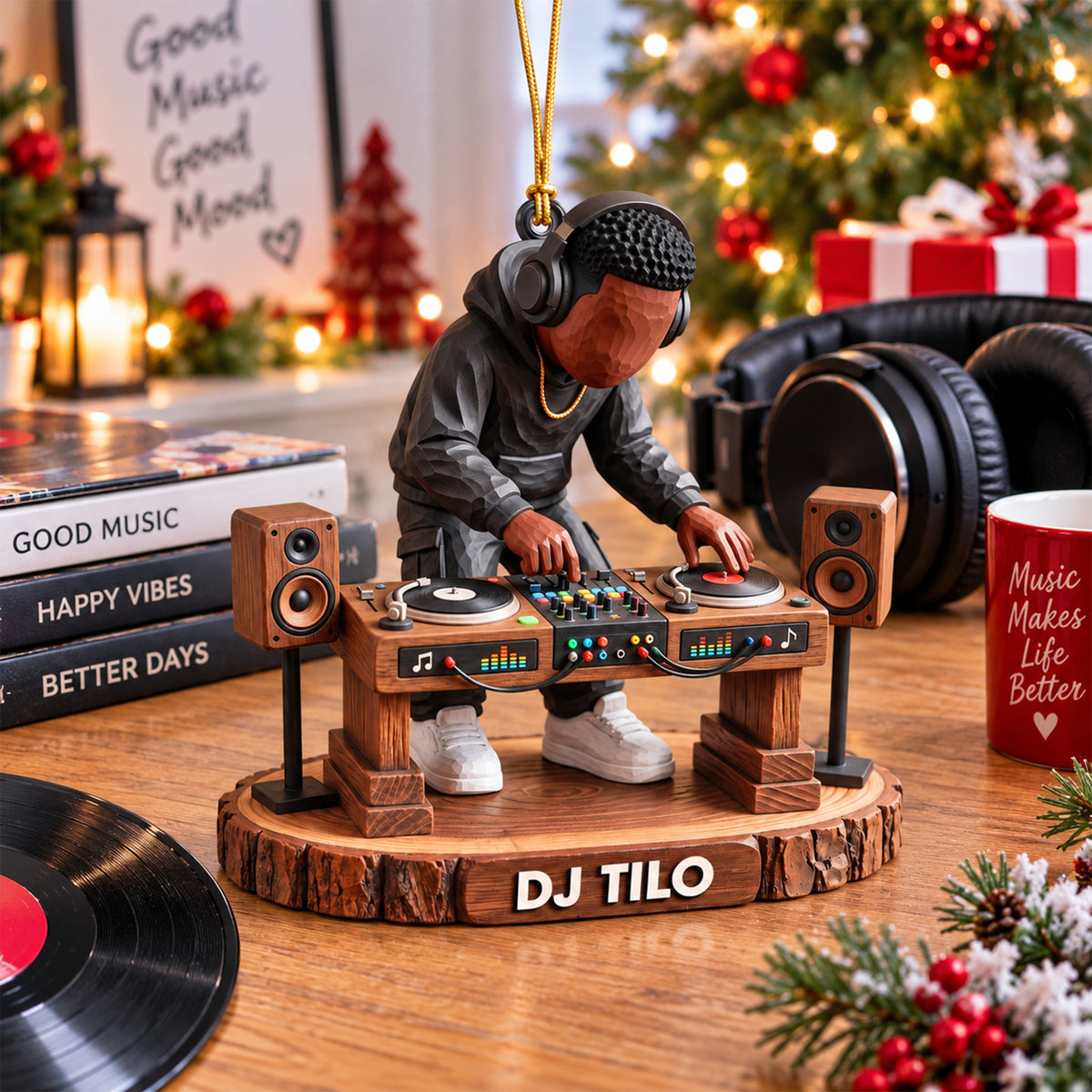 DJ Acrylic Ornament - Personalized Gifts For Christmas 04naqn100926
