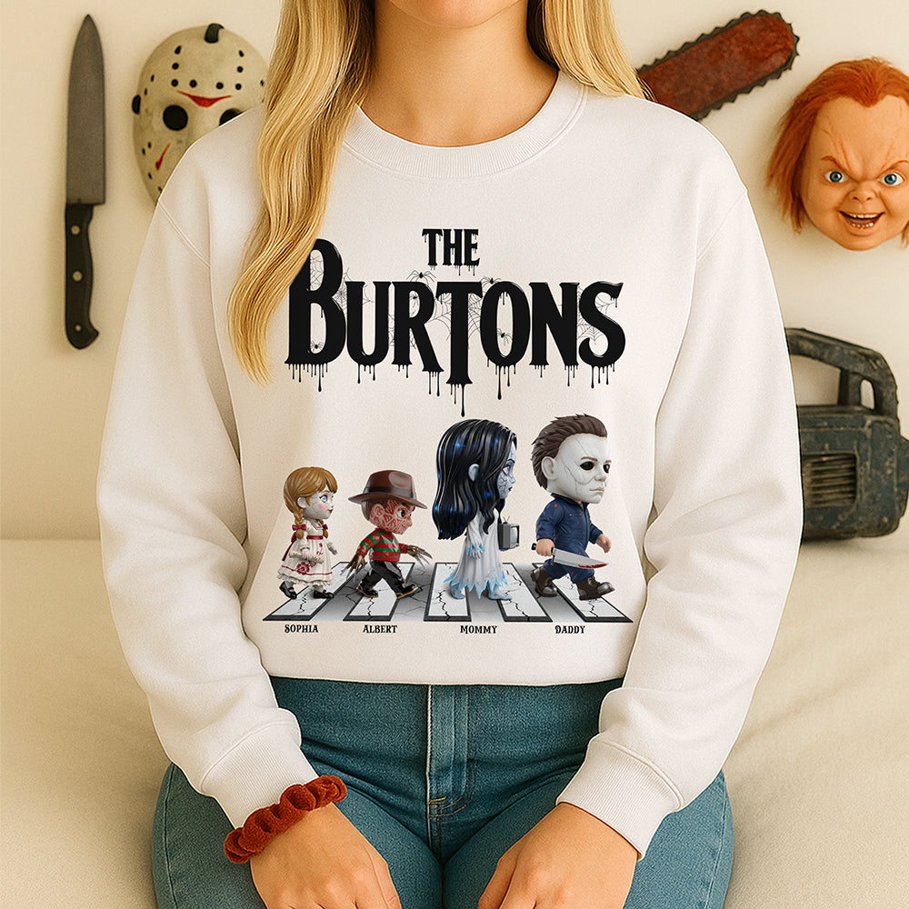 Creepy Family Shirt - Personalized Halloween Gifts For Family 01ohqn140825-Homacus