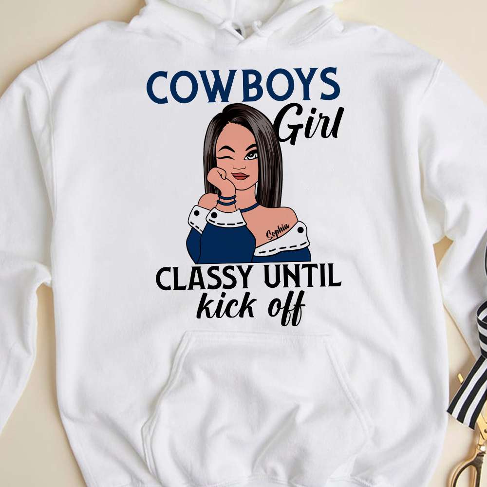 Custom Team Logo Gifts For Football Fan Shirt 01qhqn110123 American Football Girl-Homacus