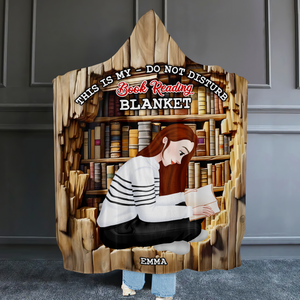 Personalized Gifts For Book Lover Blanket Hoodie 01tgpu271124hg-Homacus