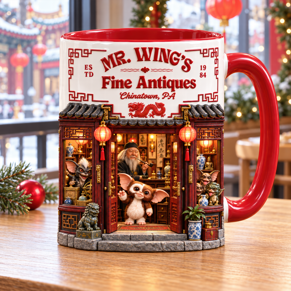 Mystic Shop Red Accent Mug, Personalized Gifts 03qhqn121026-Homacus