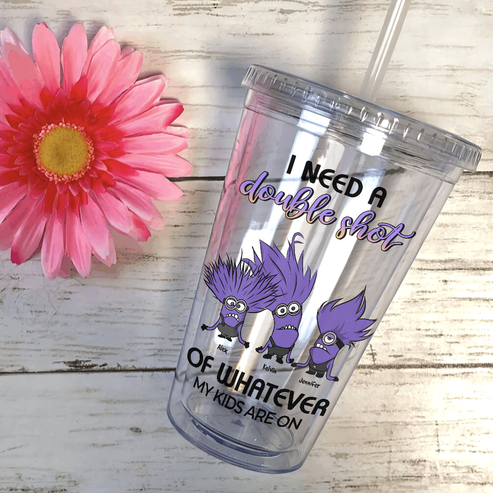 Personalized Gifts For Mom Tumbler I Need A Double Shot 05qhhn270124-Homacus