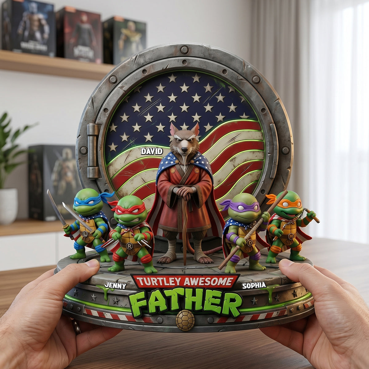 Awesome Father Acrylic Plaque - Personalized Gifts For Dads 05natn250426-Homacus