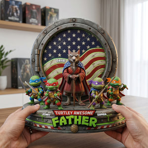 Awesome Father Acrylic Plaque - Personalized Gifts For Dads 05natn250426-Homacus