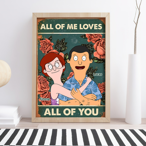 Personalized Gifts For Couple Canvas Poster Retro Style 02xqpu060225hg-Homacus