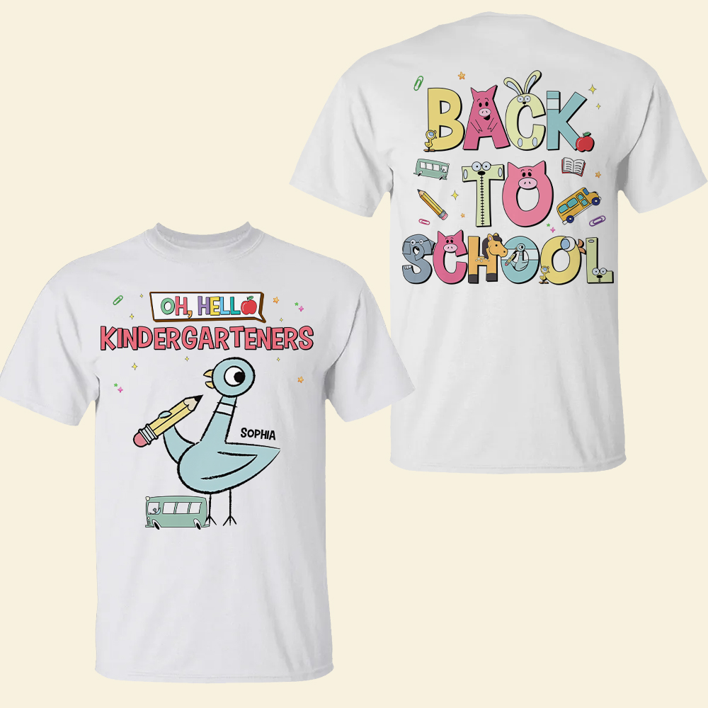 Back To School Shirt - Personalized Gifts For Teacher 02HUPU120725-Homacus